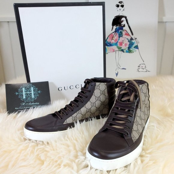 GUCCI TESSUTO GG SUPREME SHOES - Picture 1 of 2